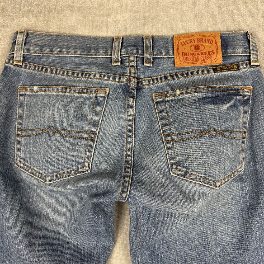 Lucky Brand Dungarees by Gene Montesano Women’s 0/25 USA Made Bootcut - Picture 6 of 10